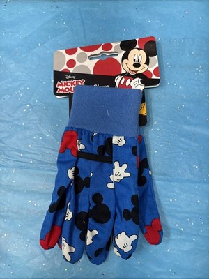 Disney Mickey Mouse Gardening Gloves Kids Toddler One Size