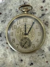 Antique 1928 Elgin Full Art Deco 14k GF Grade 315 Pocket Watch For Parts/Repair