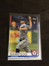 2019 Topps Update Adrian Sampson Rookie Card RC Rangers QTY