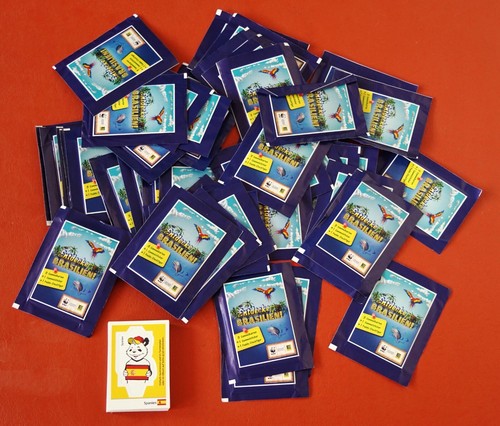 EDEKA WWF Entdecke Brasilien Fußball WM 2014 52 OVP Tüten + 39 Sticker - Bild 2 von 2