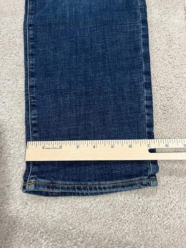 Lucky Brand Jeans Mens 34x30 121 Slim Straight Blue Denim Dark Wash Stretch Work - Picture 4 of 14