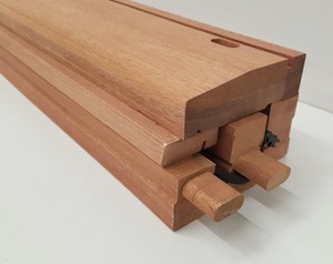 External Hardwood French Door Frame And Sill Timber Wooden For