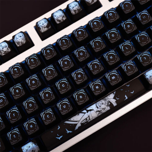 Customized Honkai Impact 3 Theresa RGB OEM Keycaps For Mechanical Keyboard 104K - Picture 2 of 7