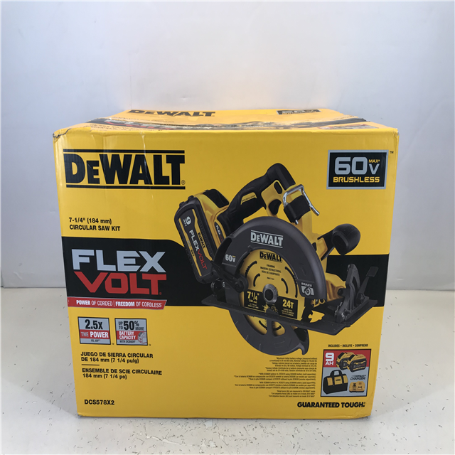DeWALT FLEXVOLT 60V MAX DCS578X2 71/4" Circular Saw with Brake Kit (2
