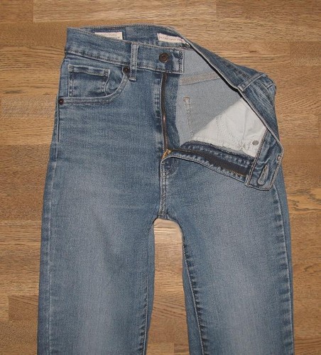 Damen- LEVI`S  PREMIUM MILE HIGH SUPER SKINNY JEANS / LEVIS  in blau W27 / L30 - Bild 4 von 4