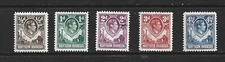 NORTHERN RHODESIA - 1936 KING GEORGE VI PICTORIALS - 5 STAMPS - 25 II 37 - MLH