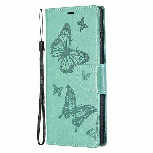 Coque téléphone cuir papillon à rabat pour Samsung S22 S21 S20 Plus Ultra A13 A32 A12 - Photo 5 sur 15