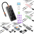 5-15in1 Laptop Docking Station USB-C Hub Triple Display Type-C Adapter Universal