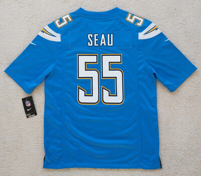 LA Los Angeles Chargers #55 JUNIOR SEAU Jersey M NWT Powder Blue