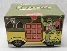 Teenage Mutant Ninja Turtles Men's 3 Pair Crew Socks Fits Shoe Size 8-12/New