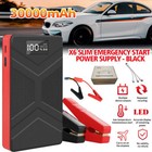 Car Jump Starter Booster Jumper Power Bank Battery Charger LED AUS 30000mAh