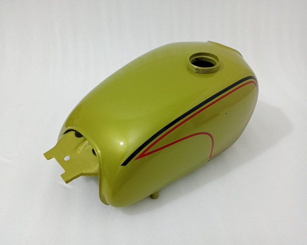 Honda CL350 Scrambler 1973 Candy Panther Gold Paint Steel Petrol