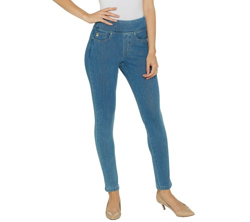 Knit Jeggings-Medium Wash-24P-A304497 