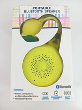 Bluetooth Speaker. Fun Lemon theme, rechargeable, Orbit Innovation speaker NEW