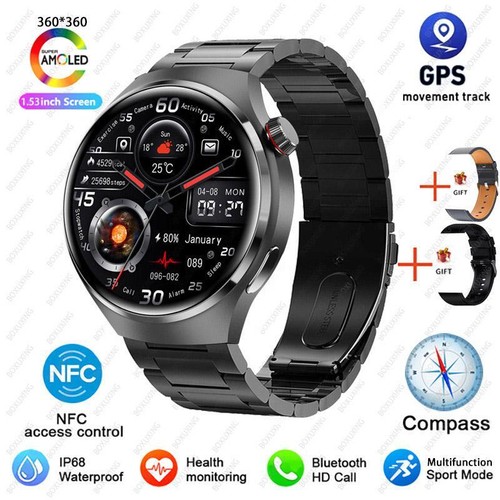 Watch 4 Pro GT+ Smart Watch Men Women Best Quality Bluetooth - Afbeelding 11 van 14