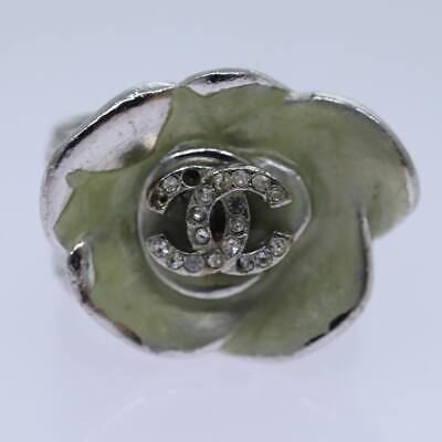 CHANEL COCO Mark Ring metal Silver CC Auth bs13494 | eBay CHANEL COCO Mark Ring metal Silver CC Auth bs13494 | eBay