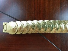 Vintage Gold Metal Conchos Belt Overlapping Disc Coin Stretchy Elastic Band USA