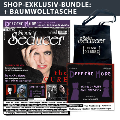 Sonic Seducer Tasche + 11/2024: The Cure Songs Of A Lost World, Depeche Mode CD