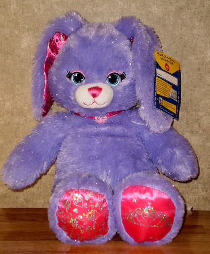 Build a Bear Purple Pawrincess Bunny 