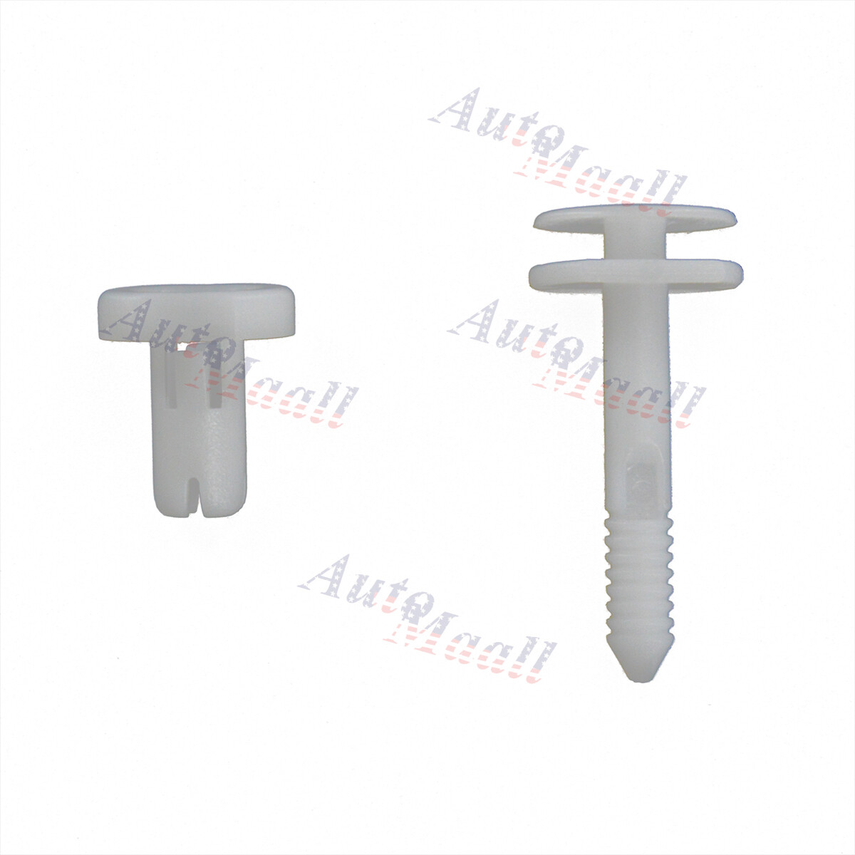 Kit Di 11 Clip Di Fissaggio Per Tetto Auto – In Plastica, Per Honda Civic (anni 2006-2011) – Colore Bianco E Giallo - 3