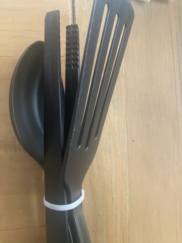 Ikea Three Piece Utensil Black Brand New - Picture 3 of 3