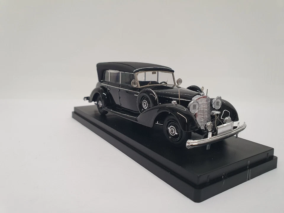 1/43 MERCEDES 770K W150 OPENER TOURENWAGEN 1941 RIO 4631 MODELO COCHE NEGRO Foto 4 de 4