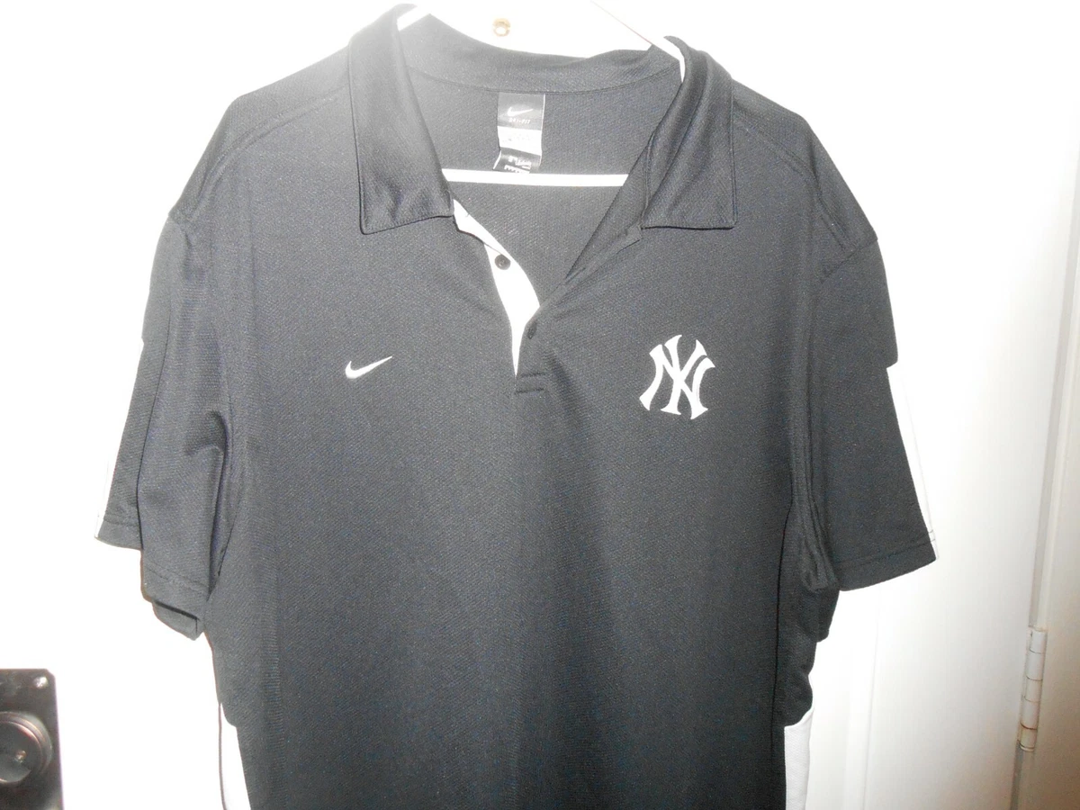 yankees dri fit polo