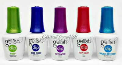 Harmony Gelish DIP SYSTEM ESSENTIALS-  Nail Polish Dip Set - Pick Your Item .5oz