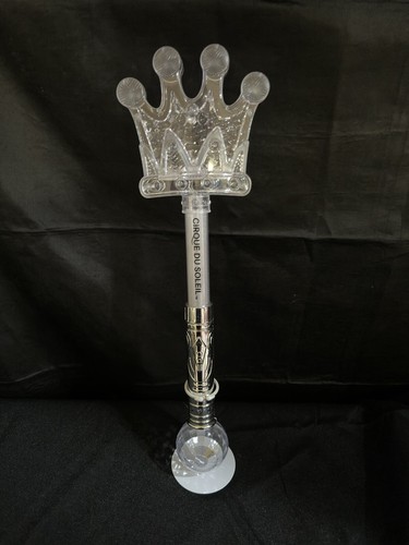 Crown Wand Toy for Kids with Crystal Ball Handle LED Light Up - Picture 2 of 5