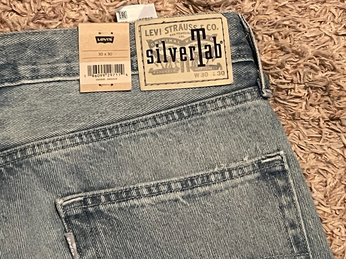 NWT Levi's SilverTab Jeans Loose - Men's tag=30x30 (MEASURED