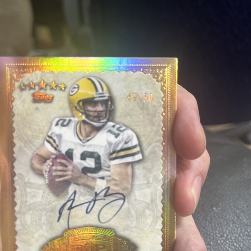 AARON RODGERS 2012 TOPPS FIVE STAR MVP AUTOGRAPHS #/50 PACKERS - Picture 6 of 11