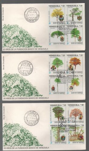 Venezuela: 1990; Scott 1436-1438, lot of 6 diff. first day cover, VS0214 - Picture 2 of 2