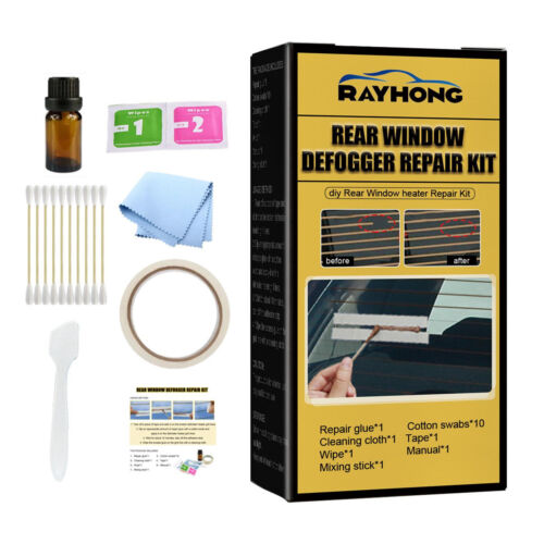 Car Rear Window Defogger Repair Kit Car Scratched Broken Defroster Heater Grid - Picture 5 of 8