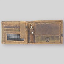 Portafoglio Greenforest In Pelle Da Uomo Con Portamonete E 9 Tasche Porta Carte