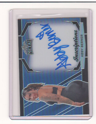 2024 Leaf Metal Inscriptions Blue Auto Abby Berner 149/300