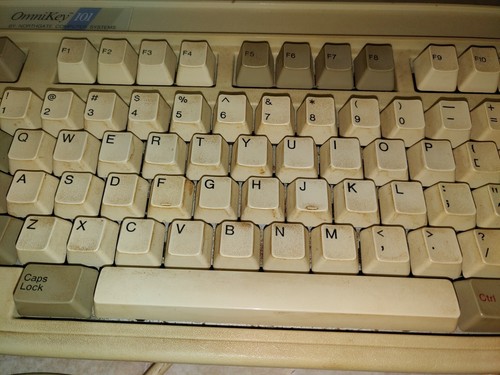 Vtg Northgate Omnikey 101 I Rev 1.02 Keyboard - White ALPS Switches (Untested) - Picture 4 of 7