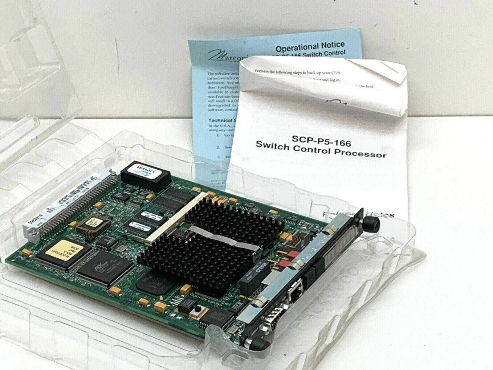 Marconi SCP-P5-166 Switch Control Processor Pentium 166MHZ Network Module - NEW