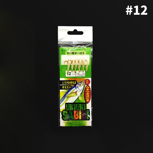 White Fish Skin Biomimetic String Hook, Aji Hook, Angler Hook, Fishing Gear - Picture 13 of 13