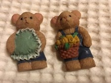 Bären Paar Magnet Pin für Pinnwand