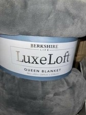 Queen Blanket - Berkshire Luxe Loft Plush Gray 98" X 92" - Please Read