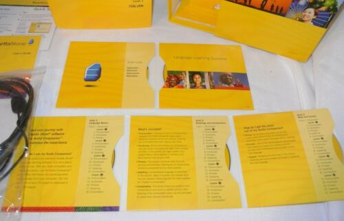 Rosetta Stone Italian Level 1 Version 3, Rosetta Stone, Used - Picture 4 of 8