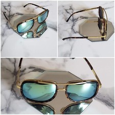 Men's aviator frame large Green Lens sunglasses