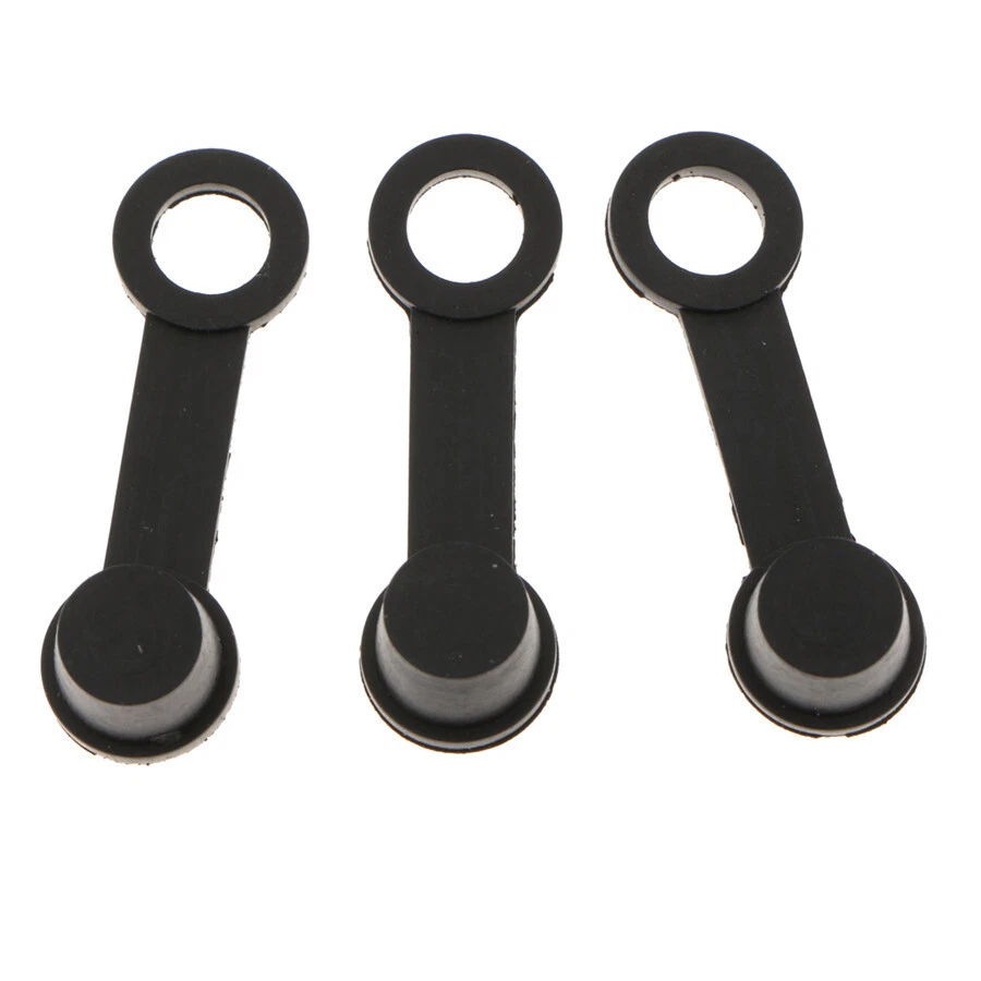 50x Brake Bleeder Screw Caps Oil Drain Pump Rubber Dust Cover For Motorcycle Car — 第 3/4 张图片