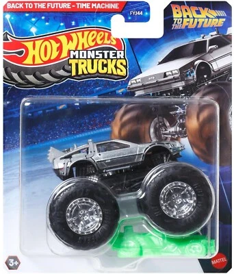 HOT WHEELS - MATTEL Back to the Future - TIME MACHINE Monster Trucks 1:64 Hot Wheels Truck Die-cast