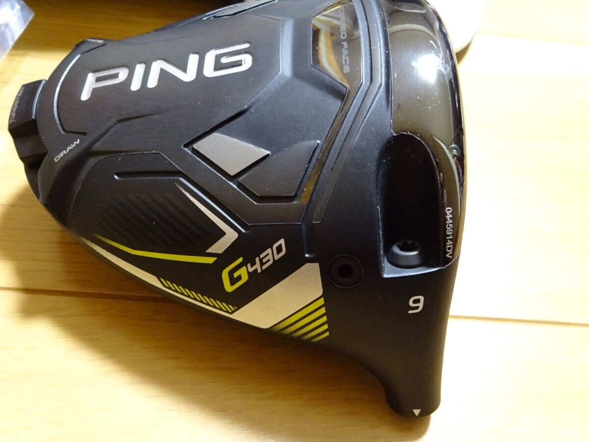 Ping G430 LST 9 Driver Head Only with Head Cover Wrench used Ping G430 LST 9 Driver Head Only with Head Cover Wrench used
