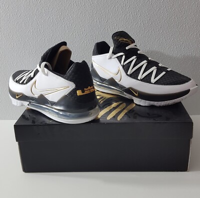 lebron 17 low metallic gold