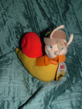 MAGIC ROUNDABOUT BRIAN SNAIL 11"  PLUSH SOFT TOY BY VIVID IMAGINATION TAGGED