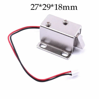 ATOPLEE Solenoid Electric Lock File Display Cabinet Door Drawer Latch Assembly DC12V