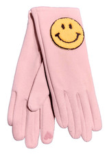HAPPY SUPER SOFT PINK POLY TEXTING GLOVES NWT ONE SIZE