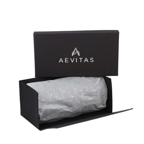 Black Genuine Leather 3 Watch Travel Roll Royal Blue Velvet Lining by Aevitas - Picture 4 of 6
